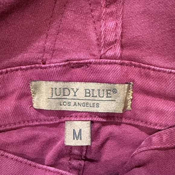 Judy Blue Women's Red Denim Overalls - Picture 2 of 10